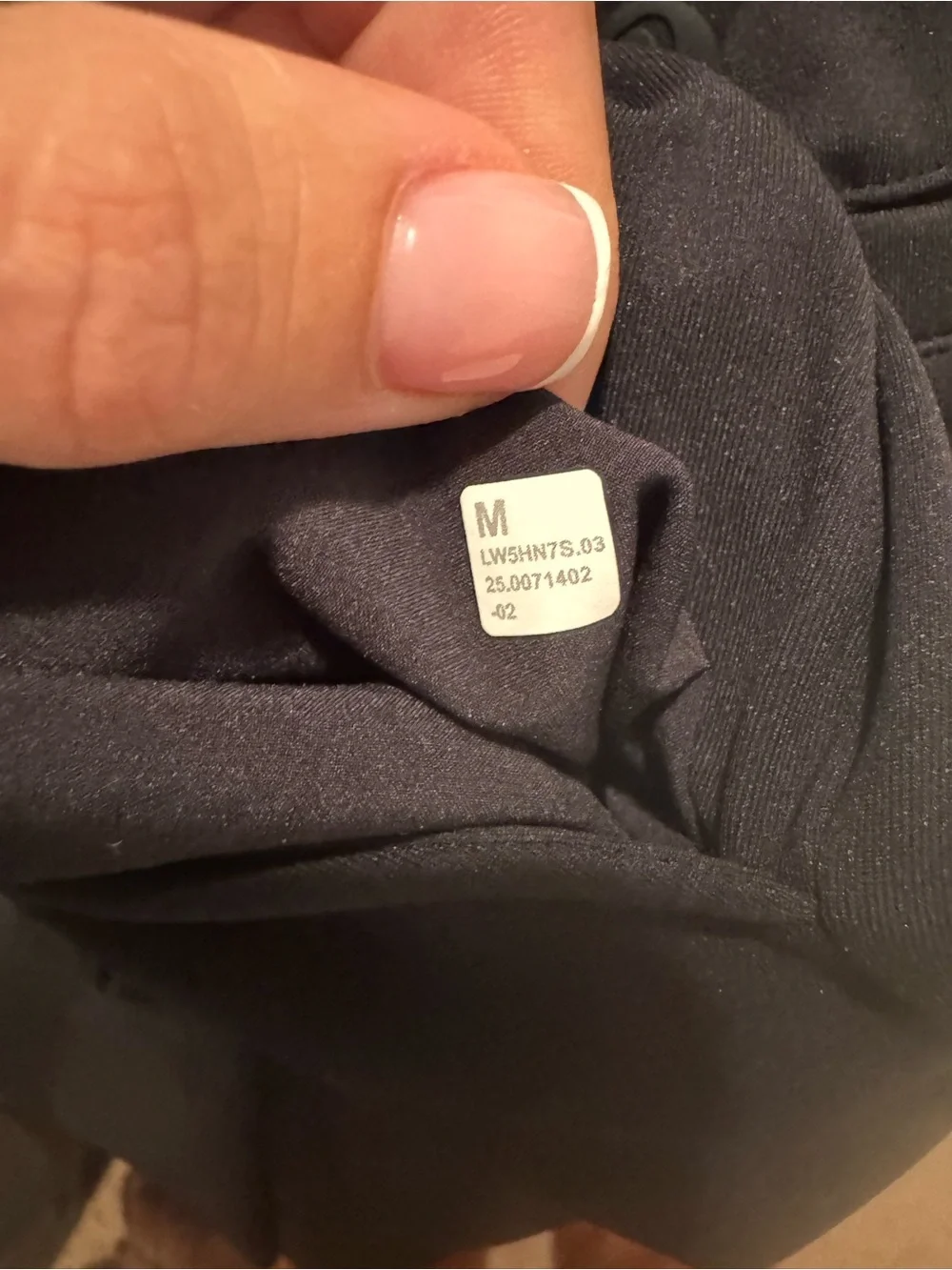 Lululemon Daydrift High Rise Straight Leg Trouser size Medium - black